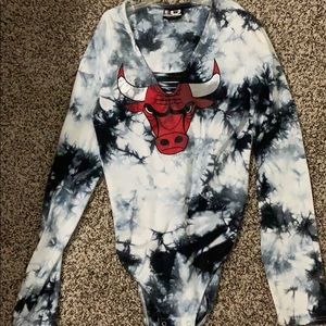 chicago bulls tie dye shirt
